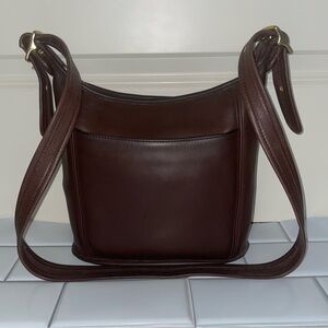Coach Legacy Slim Duffle Vintage Mahogany Brown Bag *Missing hang tag*